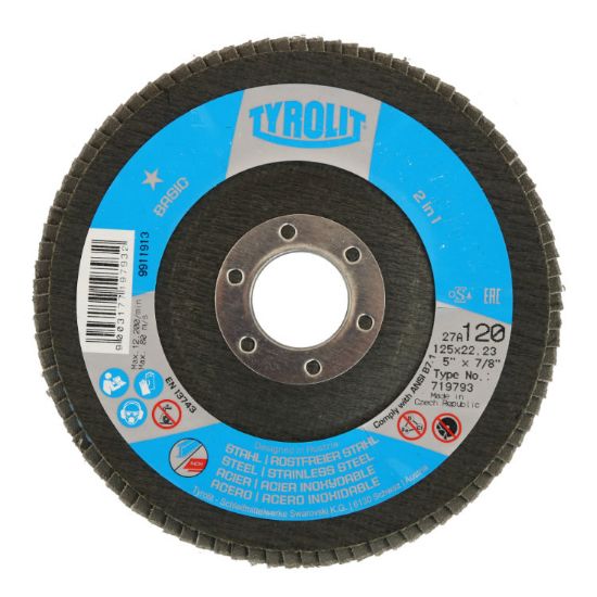 Picture of Tyrolit Flap Disc 125mm x 120 grit