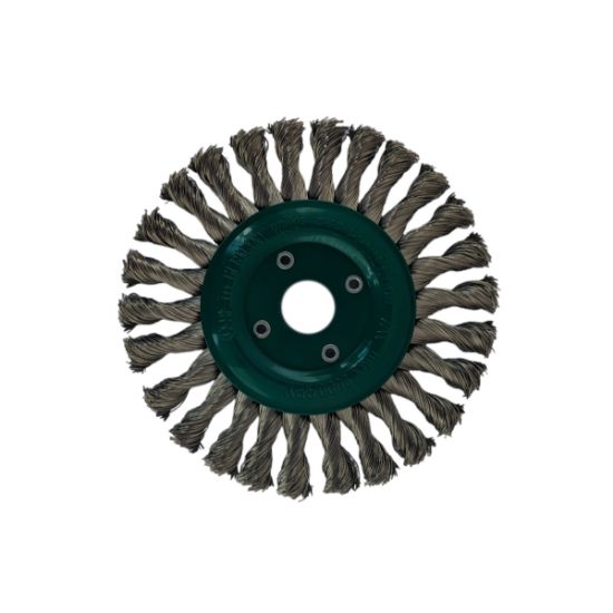 LESSMAN Stainless Steel Knot Wheel Brush D150mm - 474.811