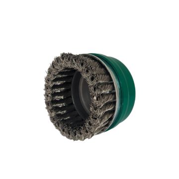 LESSMANN Stainless Steel Knot Cup Brush D100mm (M14) - 486.817 LESSMANN Stainless Steel Knot Cup Brush D100mm (M14) - 486.817