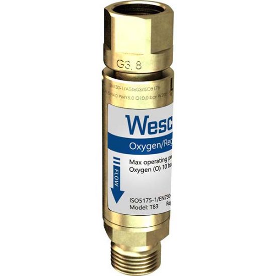 Oxygen Disposable Flashback Arrestor In-Line