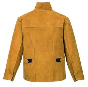  Leather Welding Jacket (Tan) - SW34