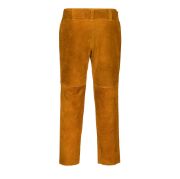 Leather Welding Trousers (Tan) - SW31