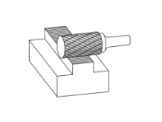 Garryson TC Burr Cylinder Single Cut 12.7mm x 19mm - GT1700 