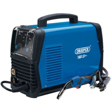 Draper ® Gas/Gasless AC/DC MIG Aluminium Welder DTI, 160A - 70048 Draper ® Gas/Gasless AC/DC MIG Aluminium Welder DTI, 160A - 70048