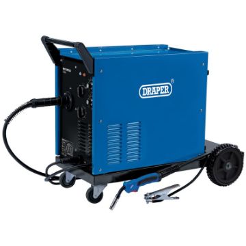 Draper ® Gas/Gasless MIG Welder, 180A - 71092 Draper ® Gas/Gasless MIG Welder, 180A - 71092