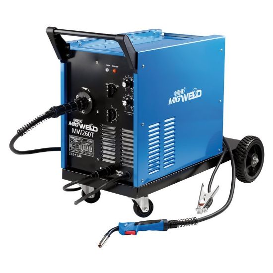 Draper ® Gas/Gasless MIG Welder, 250A - 71094