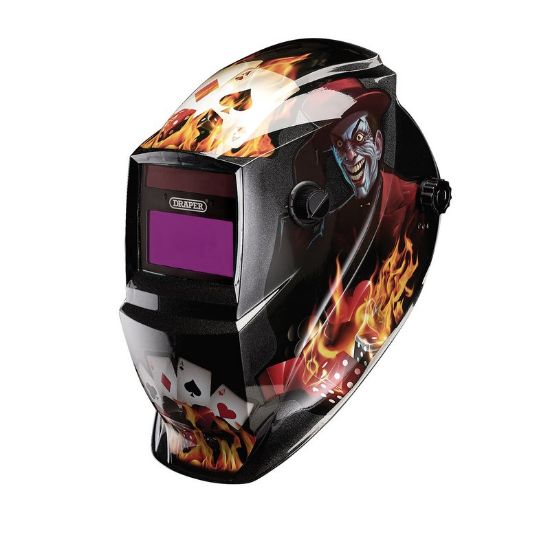 Draper ® Auto-Darkening Welding Helmet, Playing Cards - 2515